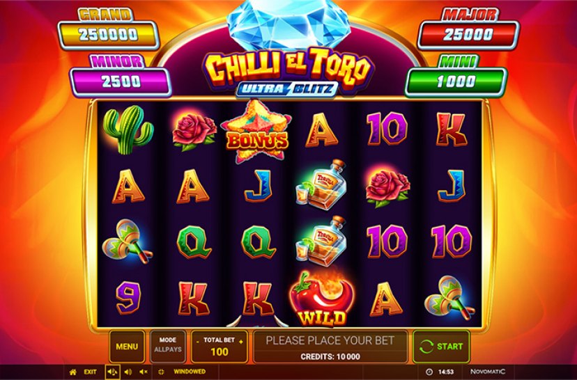 Ultra Blitz – Chilli El Toro The Best Slots Machines at OneCasino